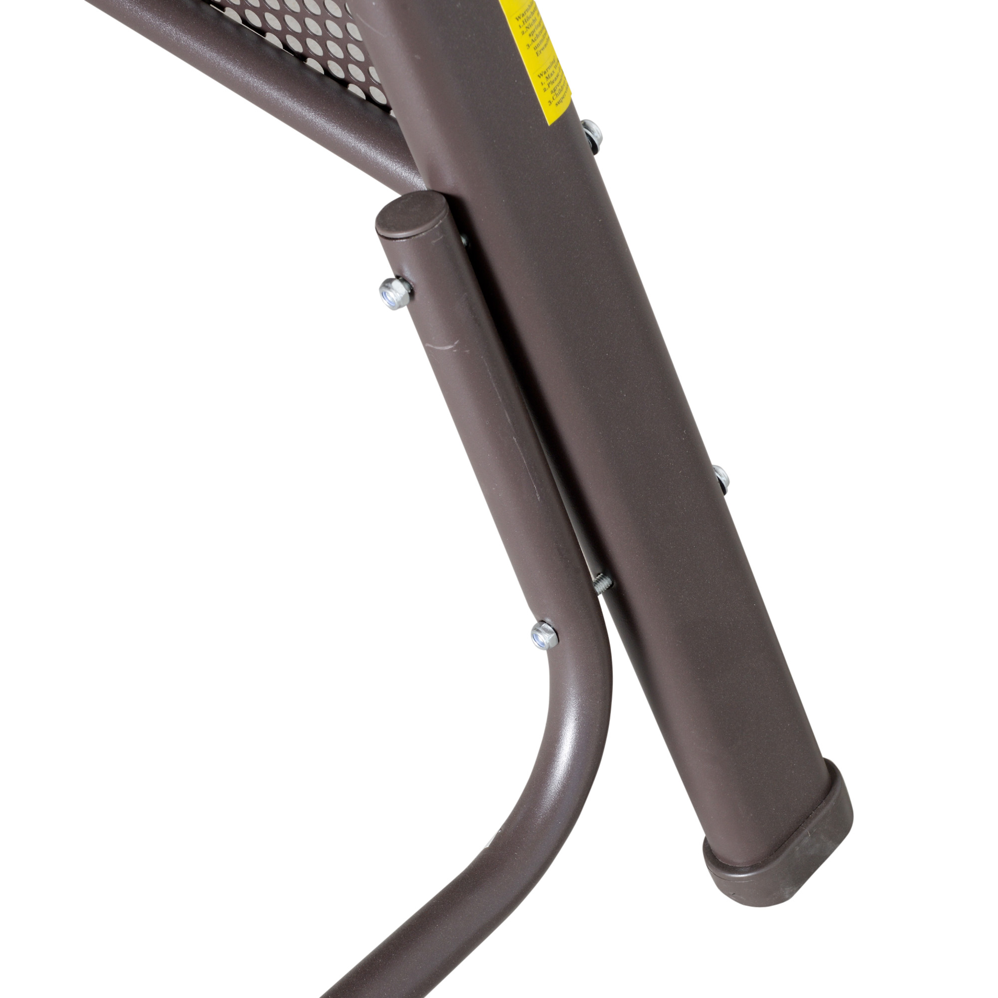 2-Sitzer Hollywoodschaukel Gartenschaukel mit Sonnendach Kissen Tablett Metall Polyester Grau 162 x 118 x 173 cm