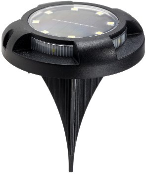 LED Solar Bodenleuchte "SGL604", IP65, 600mAh Akku