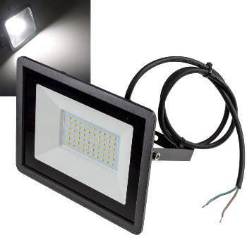 LED-Fluter SlimLine 48W, 12-24V=, IP65, 4123 Lumen, 4000K, neutralweiß