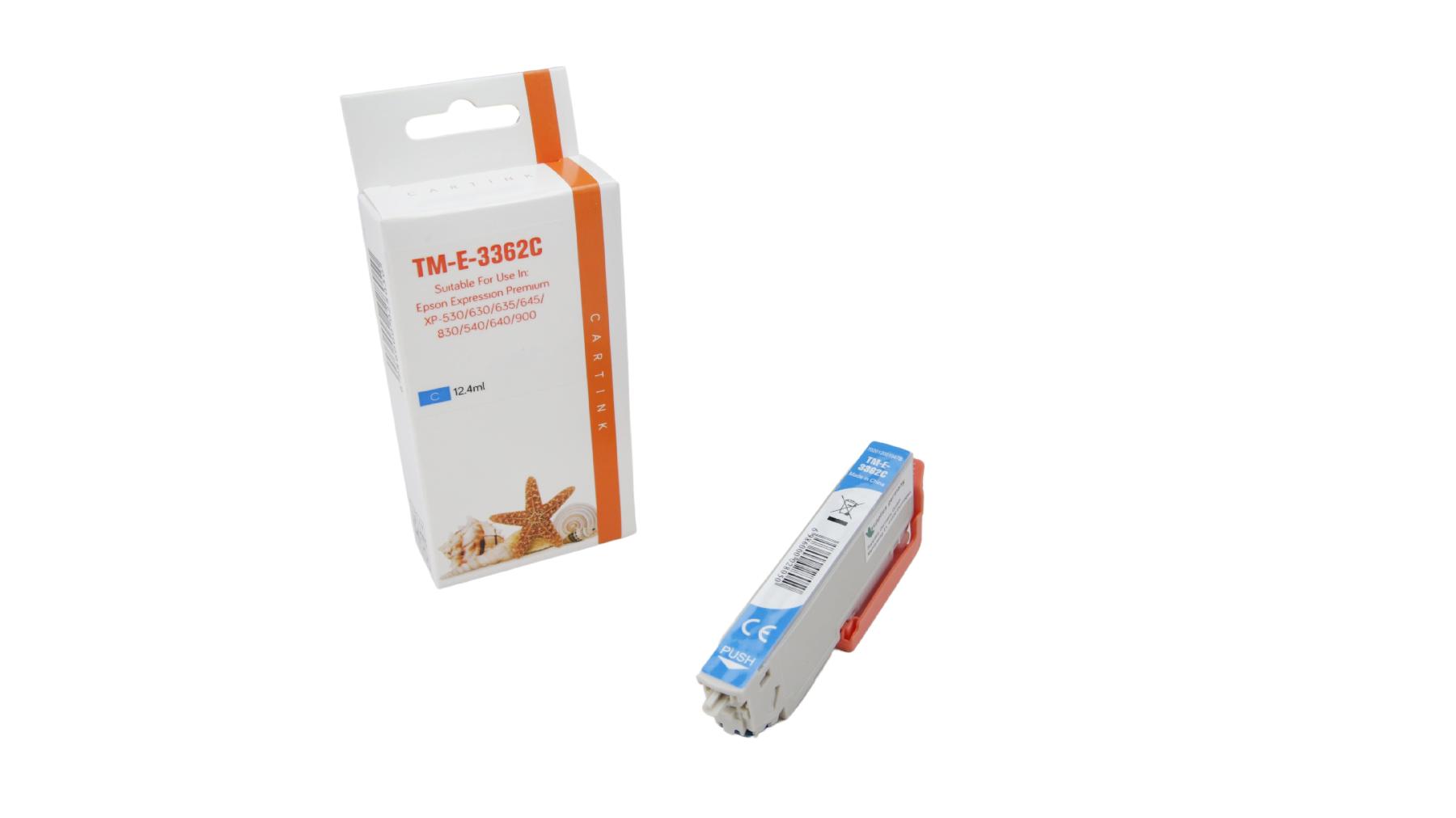 T33XLC alternativ Seestern Tinte Cyan für Epson / C13T33624010 / 12,4ml T33XLC alternativ Seestern Tinte Cyan für Epson / C13T33624010 / 12,4ml