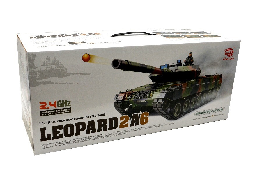 RC Panzer "German Leopard 2A6" - Metallgetriebe