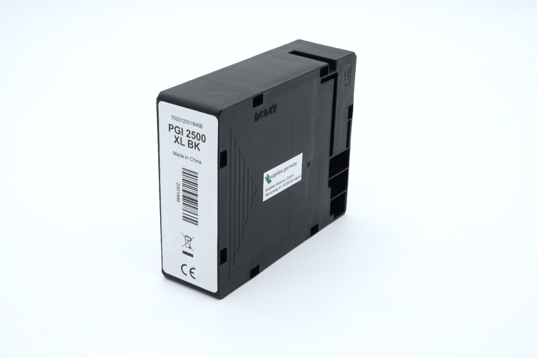 PGI2500XLschwarz alternativ Tinte schwarz für Canon / 9254B001 / 74,6ml PGI2500XLschwarz alternativ Tinte schwarz für Canon / 9254B001 / 74,6ml