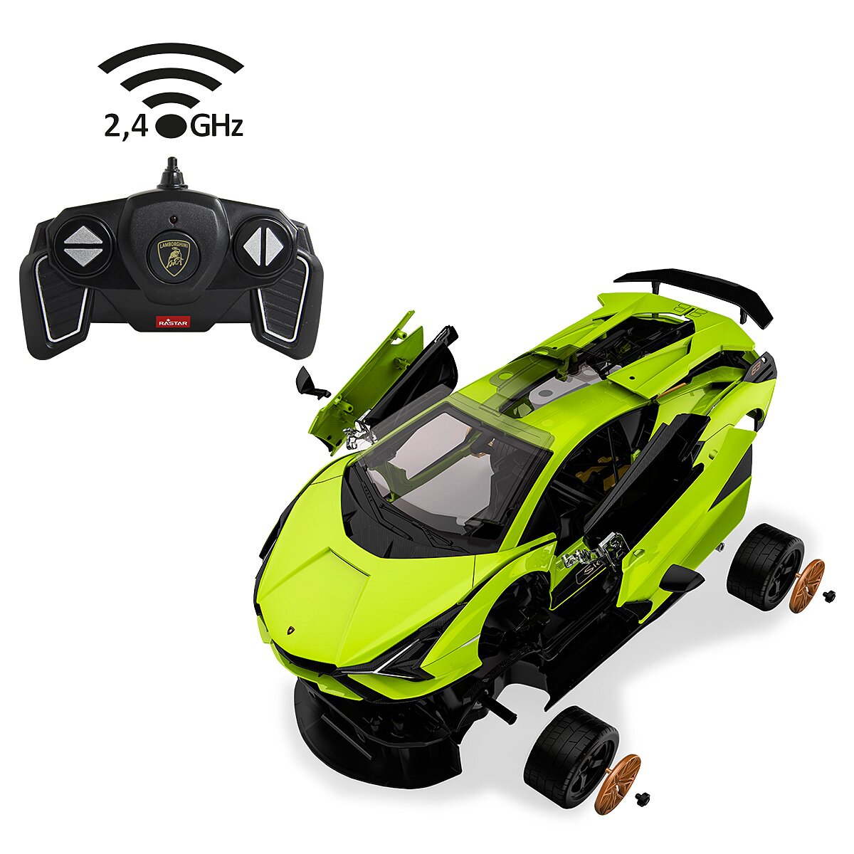 Lamborghini Sián FKP 37 1:18 grün 2,4GHz Bausatz Lamborghini Sián FKP 37 1:18 grün 2,4GHz Bausatz