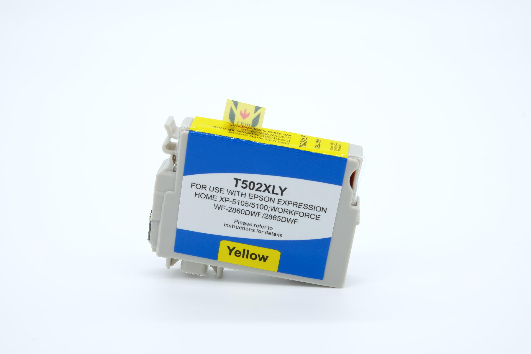 T502XLY alternativ Tinte gelb für Epson / C13T02W44010 / 6,4ml T502XLY alternativ Tinte gelb für Epson / C13T02W44010 / 6,4ml