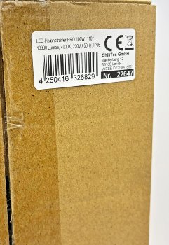 LED-Hallenstrahler PRO 100W, 110°, 13300 Lumen, 4000K, 230V / 50Hz, IP65