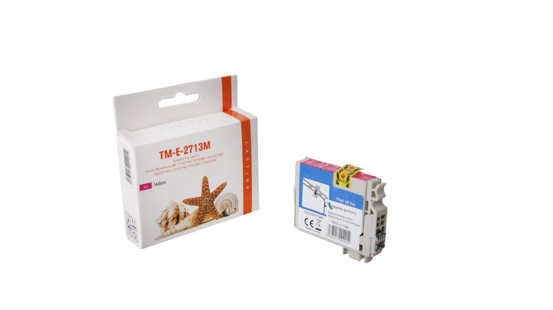 T2713XL alternativ Seestern Tinte Magenta / C13T27134010 / 14,6ml T2713XL alternativ Seestern Tinte Magenta / C13T27134010 / 14,6ml