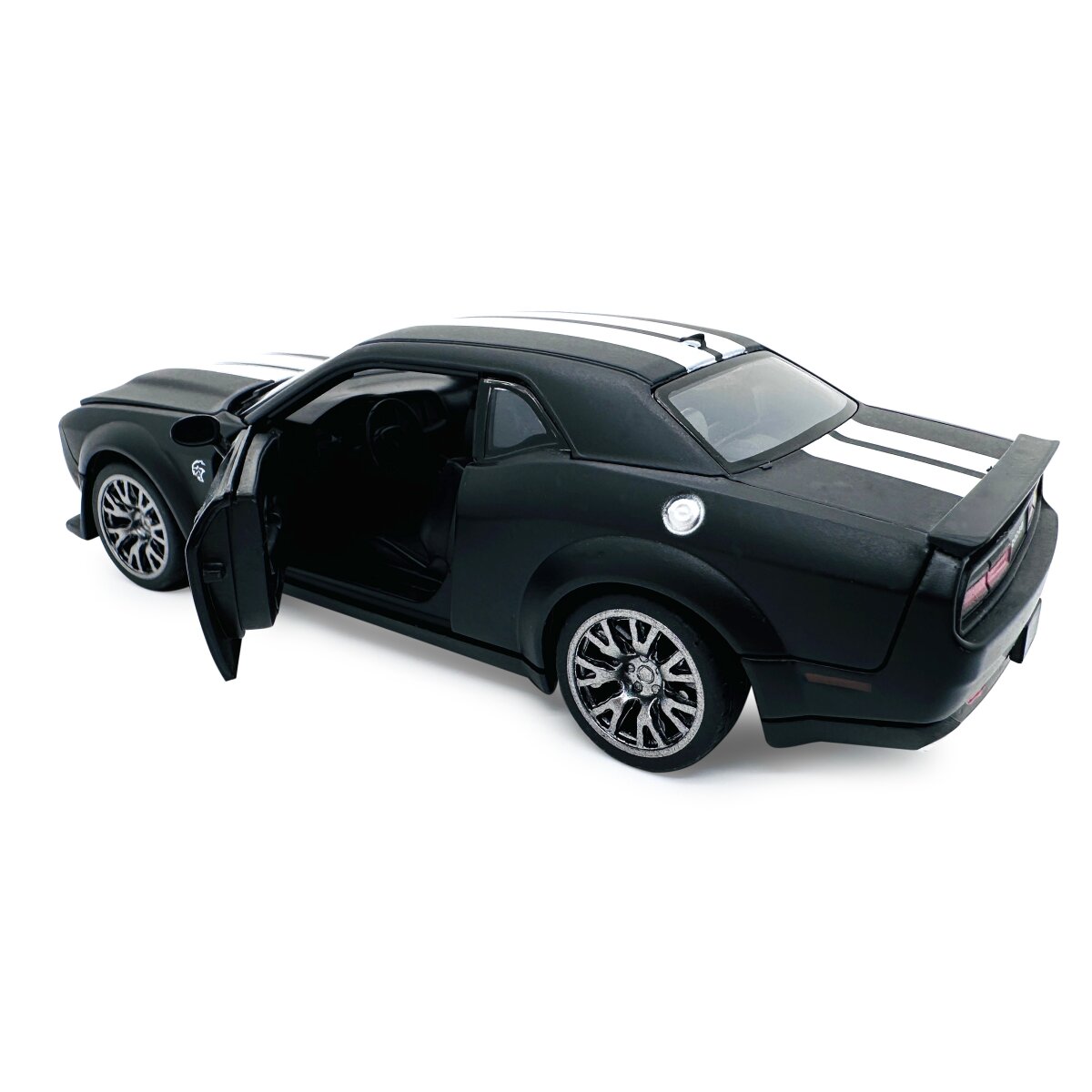 Dodge Challenger SRT Jailbreak Diecast 1:36 schwarz 2in1