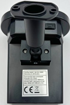 LED Solar Gartenstrahler mit Erdspieß, 80lm, Dämmerungssensor, IP65