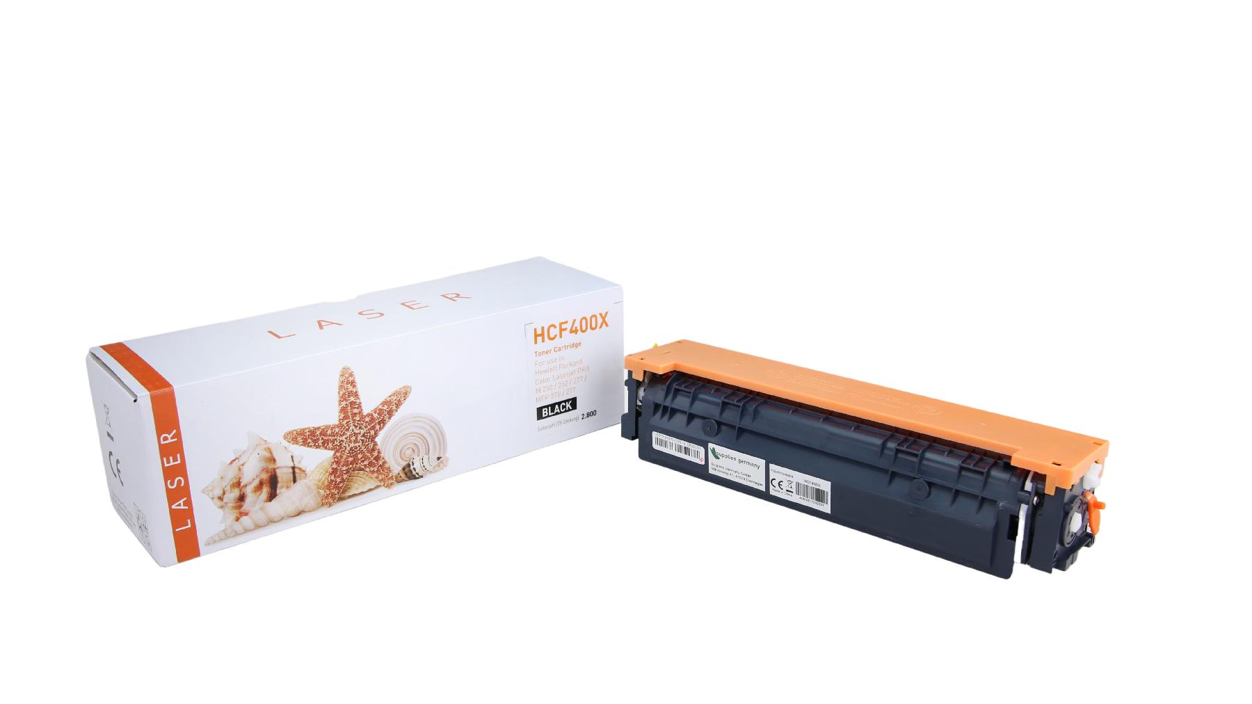 CF400X alternativ Toner schwarz für HP / CF400Xschwarz / 2.800 Seiten CF400X alternativ Toner schwarz für HP / CF400Xschwarz / 2.800 Seiten
