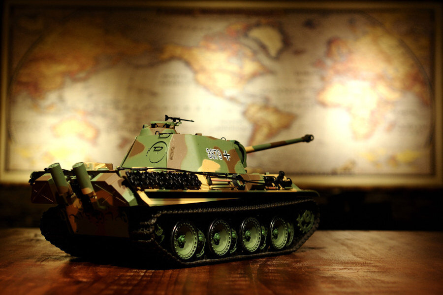 RC Panzer "Panther G" Metallgetreibe & Metallketten PRO RRZ