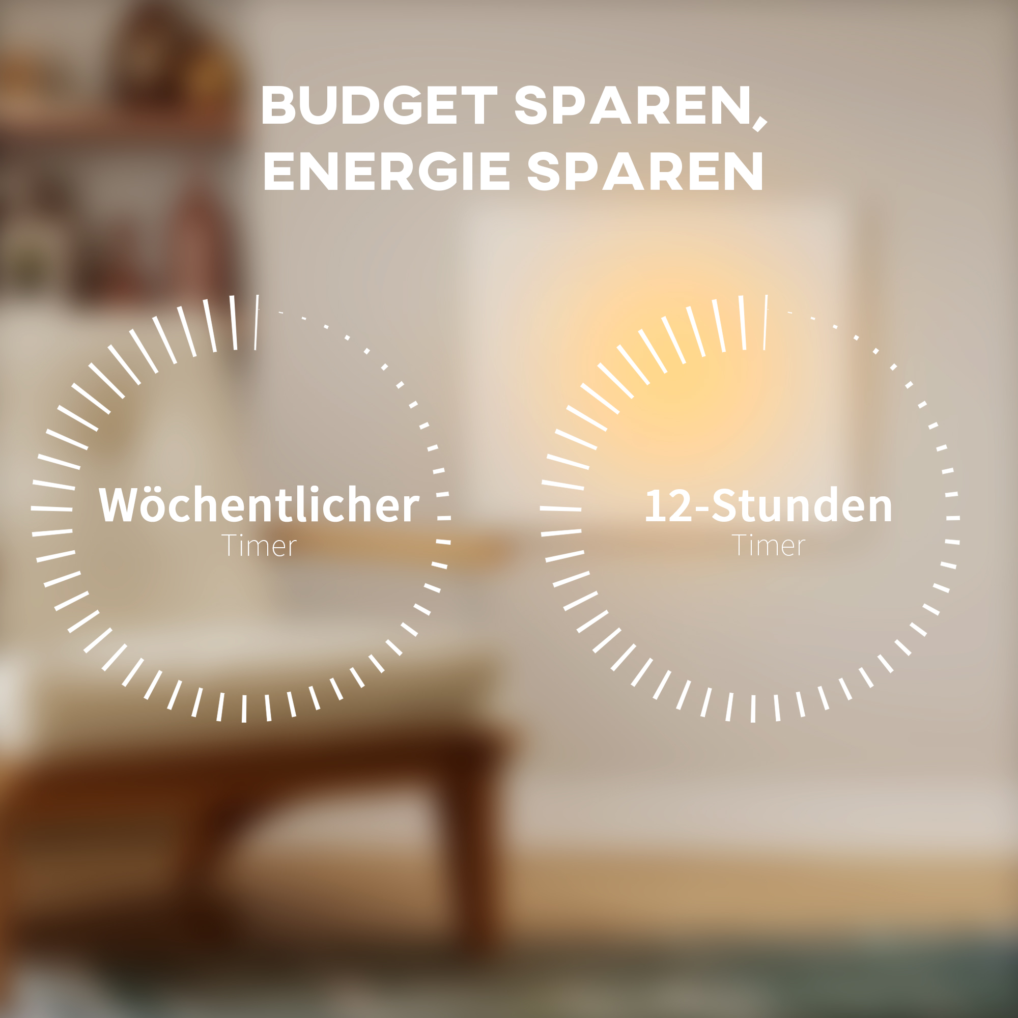 Elektrischer Heizer, Wandmontage, Infrarot-Heizung, energiesparend, Thermostat, Timer, Fernbedienung, Überhitzungsschutz