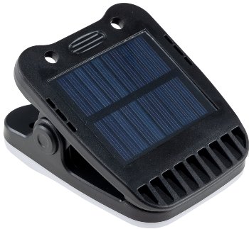 LED Solar Klemmleuchte "SWK 8020", PIR Bewegungsmelder, 25 LEDs, IP44