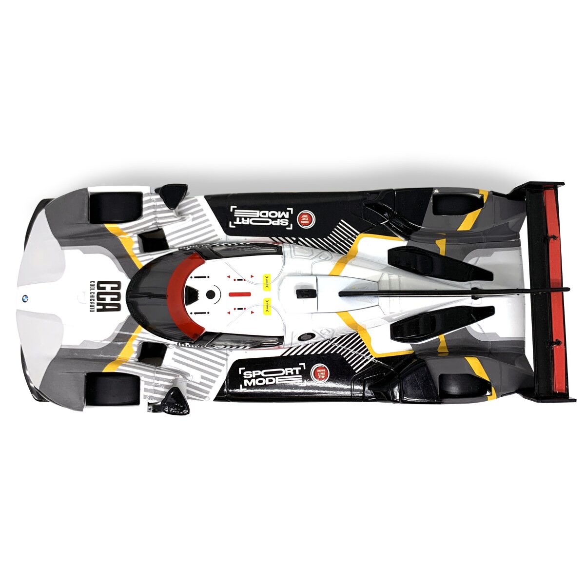 BMW M Hybrid V8 Diecast 1:24 grau inkl. Knopfzellen