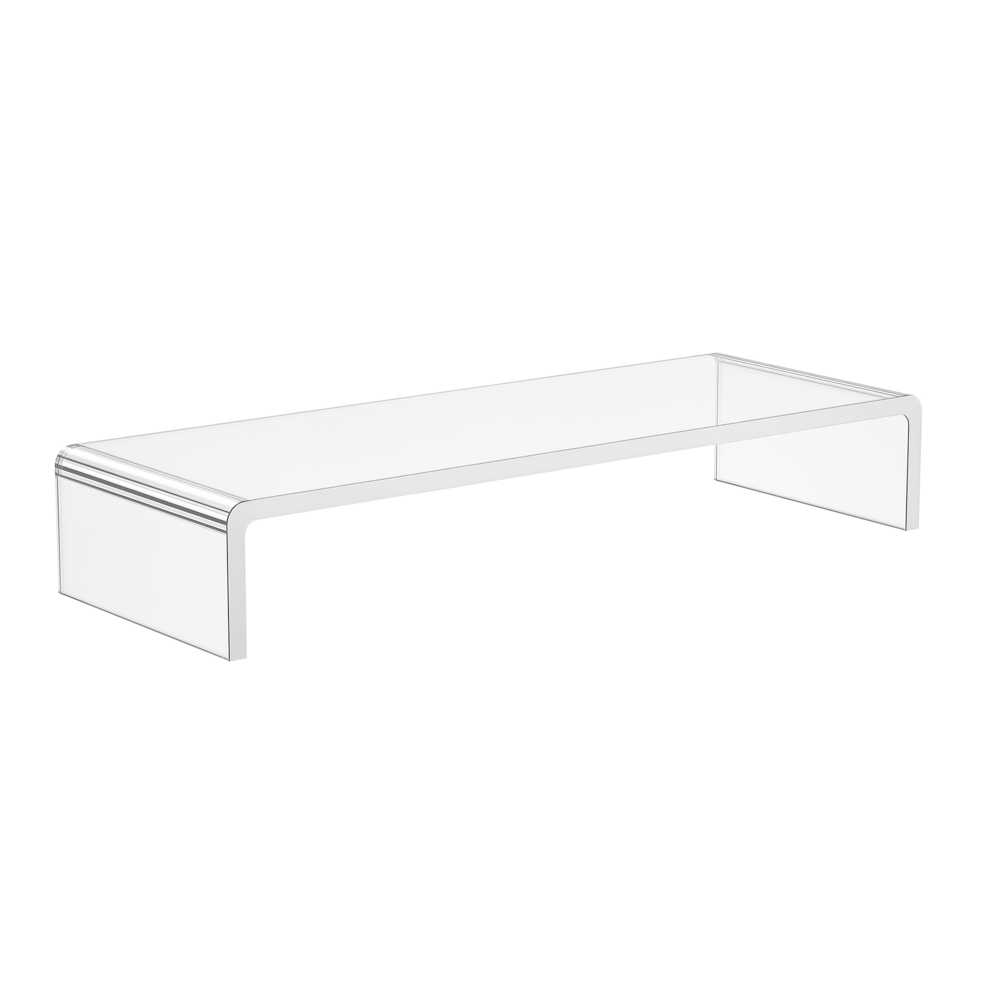 Monitorständer Bildschirmständer für Laptop Computer Notebook PC ergonomisch Acryl Transparent 53 x 19 x 9 cm Monitorständer Bildschirmständer für Laptop Computer Notebook PC ergonomisch Acryl Transparent 53 x 19 x 9 cm