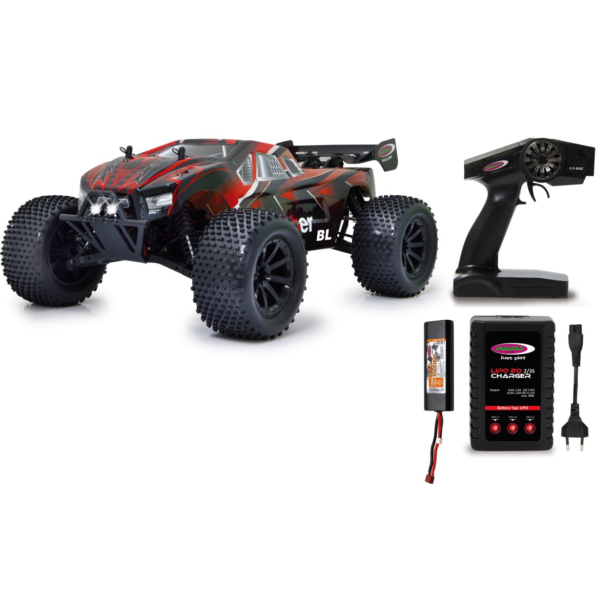 Brecter Truggy BL 4WD 1:10 Lipo 2,4GHz mit LED