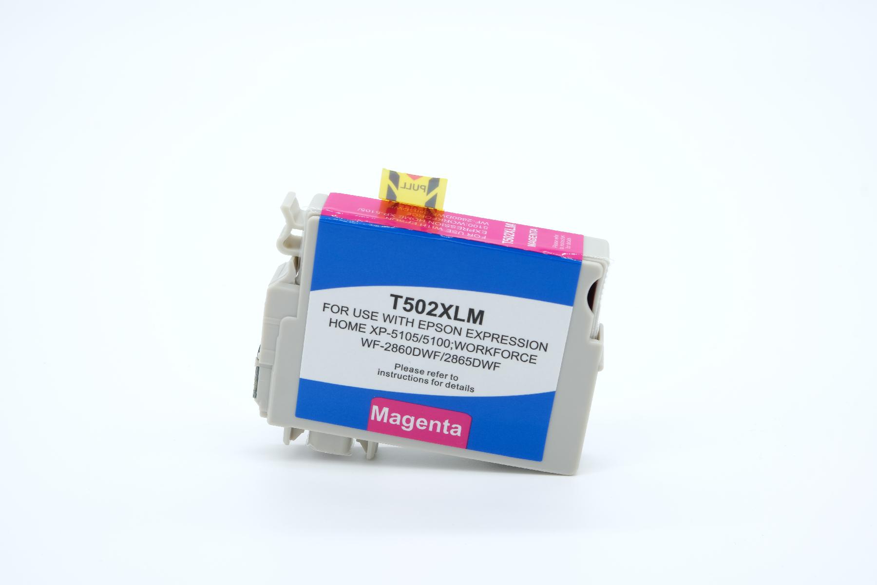 T502XLM alternativ Tinte Magenta für Epson / C13T02W34010 / 6,4ml T502XLM alternativ Tinte Magenta für Epson / C13T02W34010 / 6,4ml