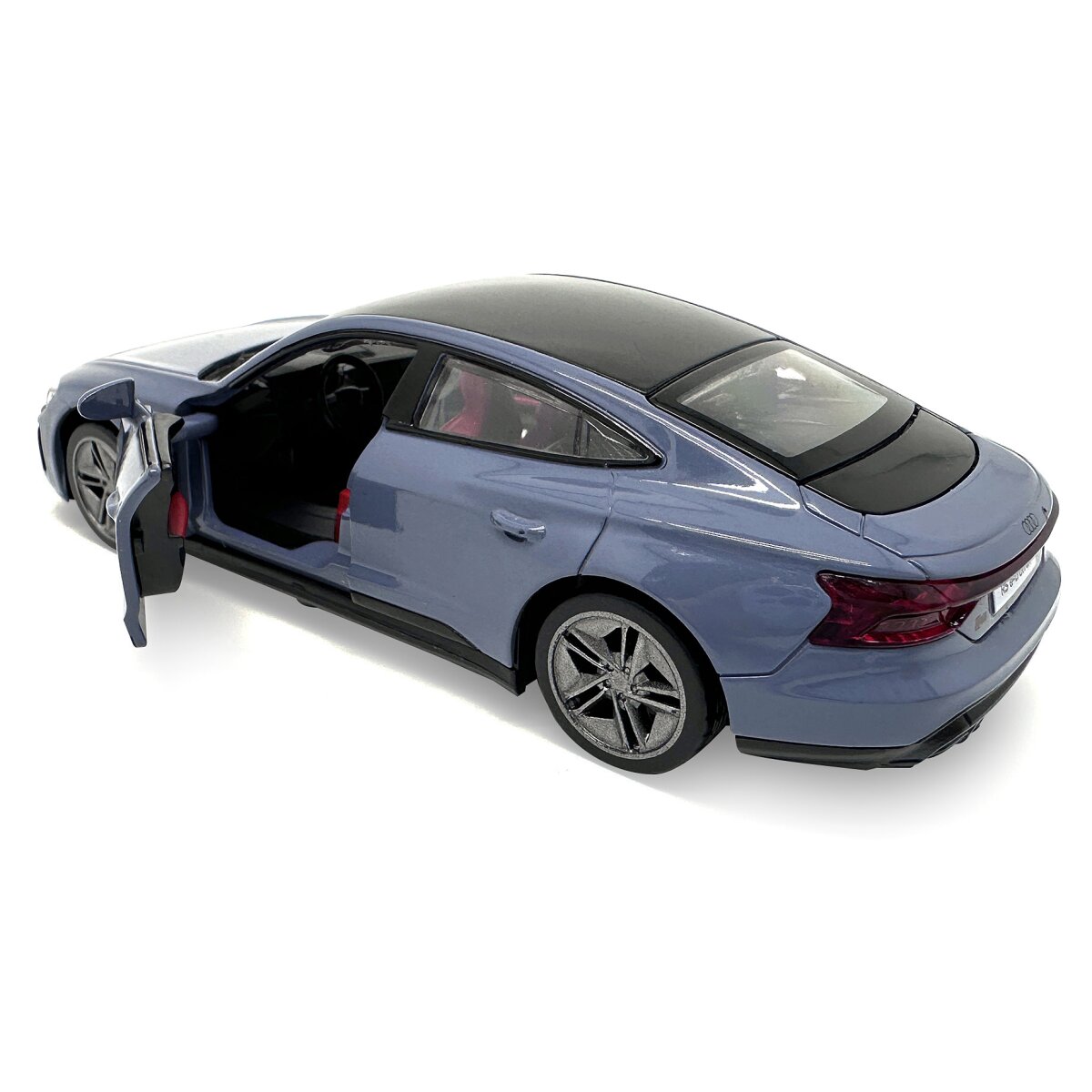 Audi RS e-tron GT Diecast 1:36 grau inkl. Knopfzellen