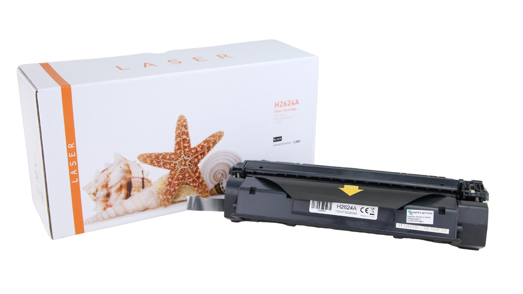 Q24A alternativ Toner schwarz für HP / Q2624A / 2.500 Seiten Q24A alternativ Toner schwarz für HP / Q2624A / 2.500 Seiten