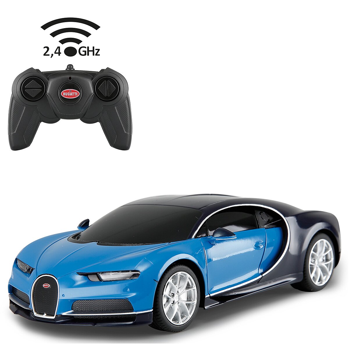 Bugatti Chiron 1:24 blau 2,4GHz Bugatti Chiron 1:24 blau 2,4GHz