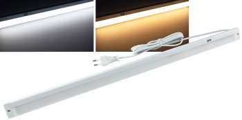 LED Unterbauleuchte "Delgada 600 CCT", 230V, 60cm, IR-Sensor, 3000k - 6500k