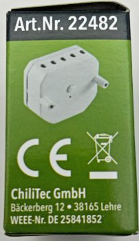 MILOS WiFi Unterputz Schalter, Android + iOS- App,Alexa/Google tauglich