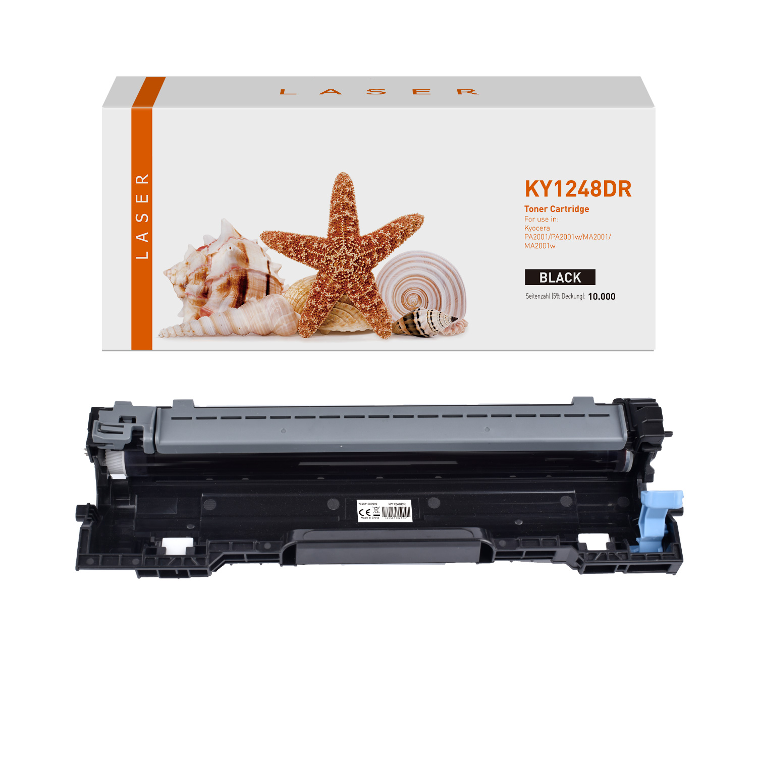 DK1248DR alternativ Trommel schwarz für Kyocera / 1702Y80NL0 / 10.000 Seiten DK1248DR alternativ Trommel schwarz für Kyocera / 1702Y80NL0 / 10.000 Seiten