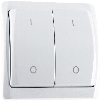 Funk-Wandsender Duo für "Pilota Casa", 433,92MHz, max. 70m, Batterie A23 Funk-Wandsender Duo für "Pilota Casa", 433,92MHz, max. 70m, Batterie A23