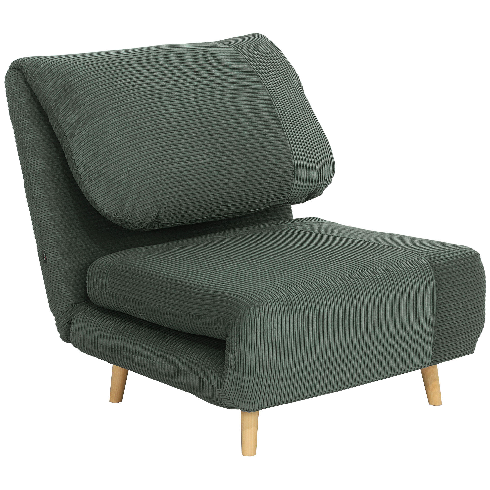 2-in-1 Schlafsessel Gästebett, verstellbare Kopfstütze Cord-Optik 82 cm x 8 cm x 83 cm Grün 2-in-1 Schlafsessel Gästebett, verstellbare Kopfstütze Cord-Optik 82 cm x 8 cm x 83 cm Grün