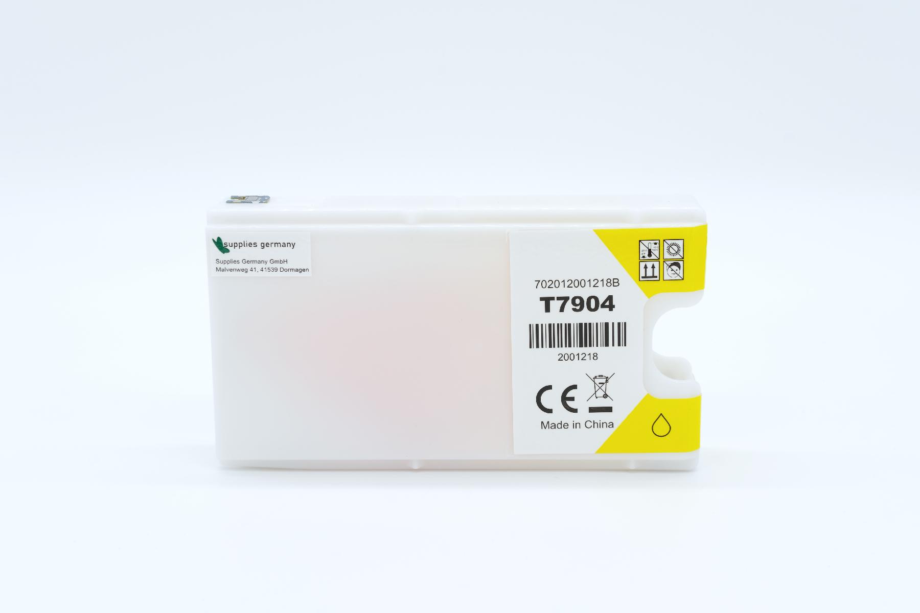 T7904 alternativ Tinte gelb für Epson / C13T79044010 / 25ml T7904 alternativ Tinte gelb für Epson / C13T79044010 / 25ml