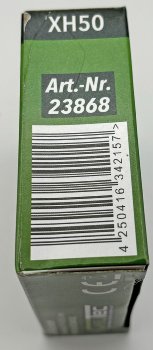 LED Leuchtmittel GX53 "XH 50" warmweiß, 5W, 431lm, Ø75x25mm, 120°, 3000k