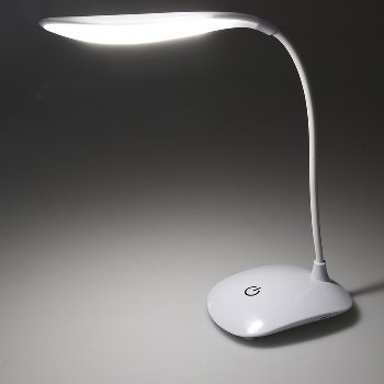 LED Tischleuchte mit Touch-Schalter, Schwanenhals, 3 Helligkeitsstufen