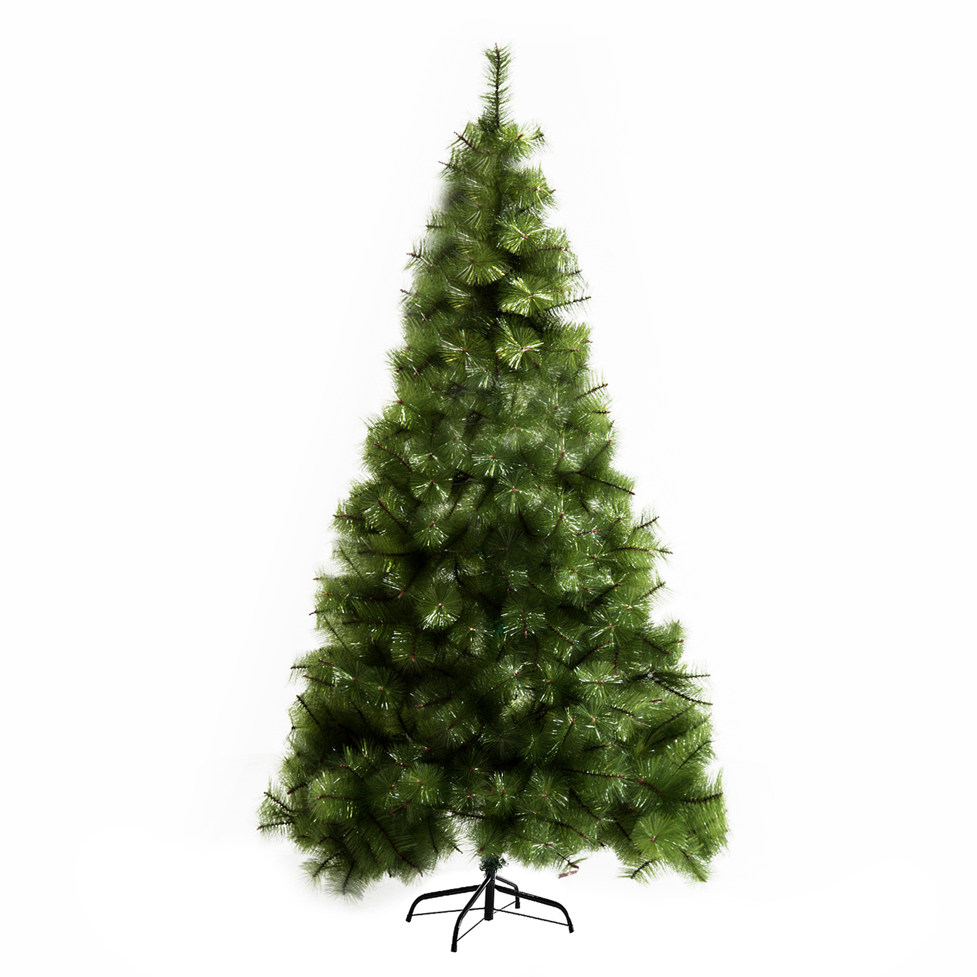 Weihnachtsbaum 210 cm künstlich Tannenbaum mit 505 Spitzen Christbaum Weihnachtsdeko inkl, Metallständer für drinnen