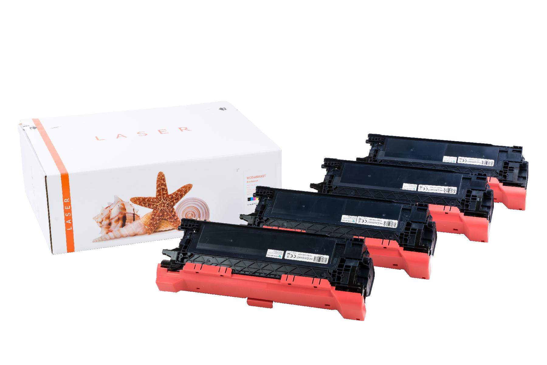 CE400XKIT alternativ Toner Rainbowkit für HP / CE400X /507A / BK11.000 / CMY6.000 Seiten CE400XKIT alternativ Toner Rainbowkit für HP / CE400X /507A / BK11.000 / CMY6.000 Seiten