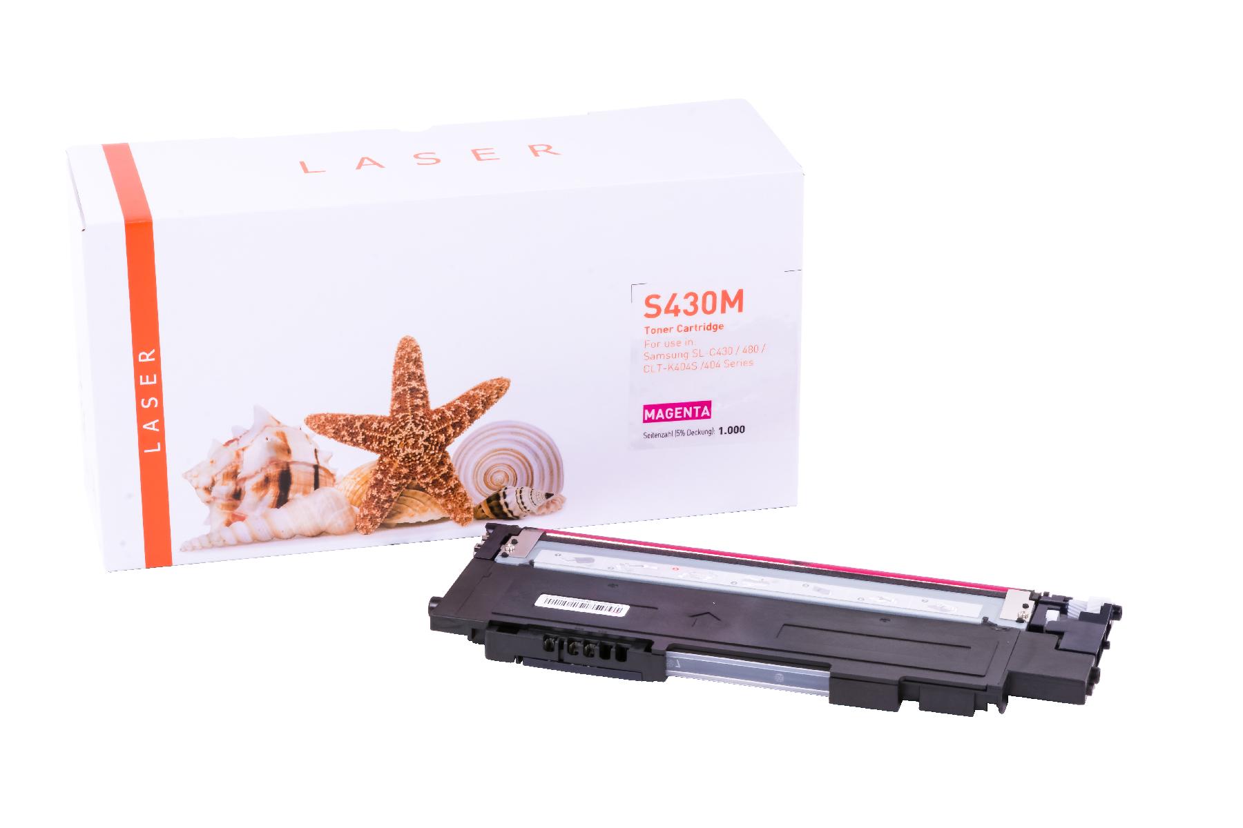 SLC430M alternativ Toner Magenta für Samsung / CLTM 404 S/ELS / 1.000 Seiten SLC430M alternativ Toner Magenta für Samsung / CLTM 404 S/ELS / 1.000 Seiten