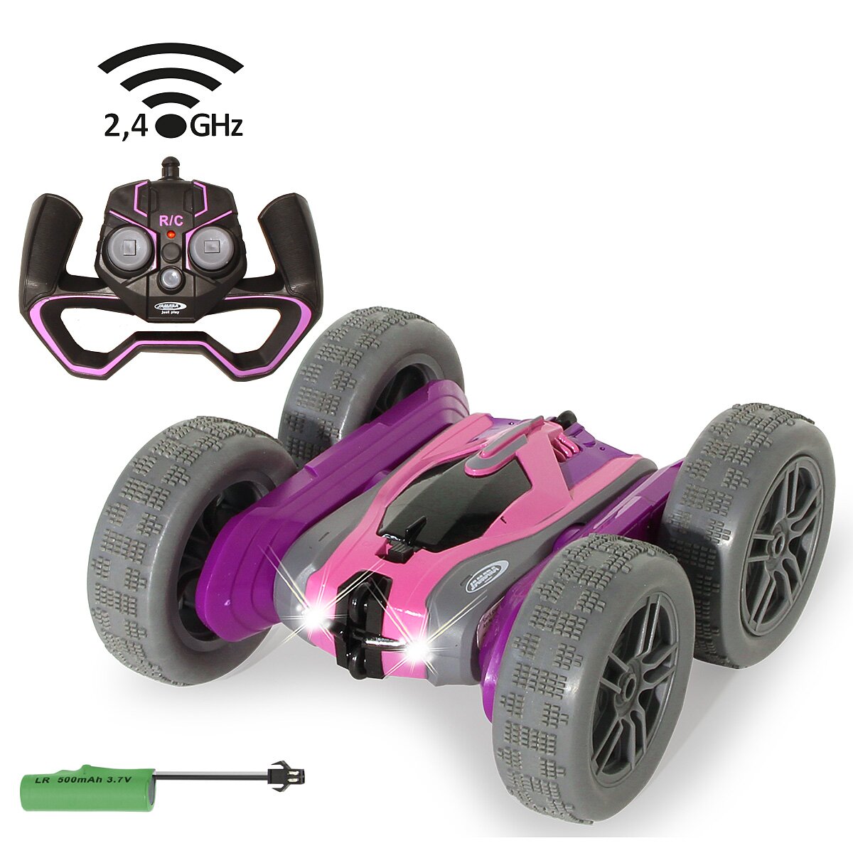 SpinX Stuntcar lila-rosa 2,4GHz