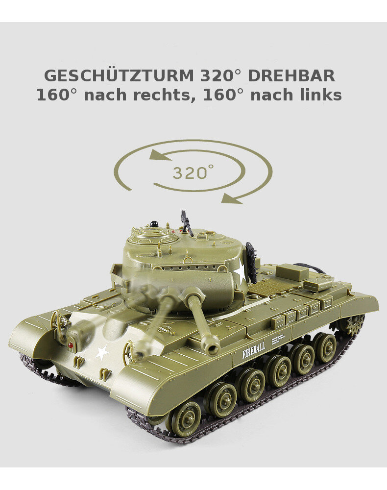 RC Panzer Battle 2er Set - Infrarot Kampfsystem - Gefechtssimulation