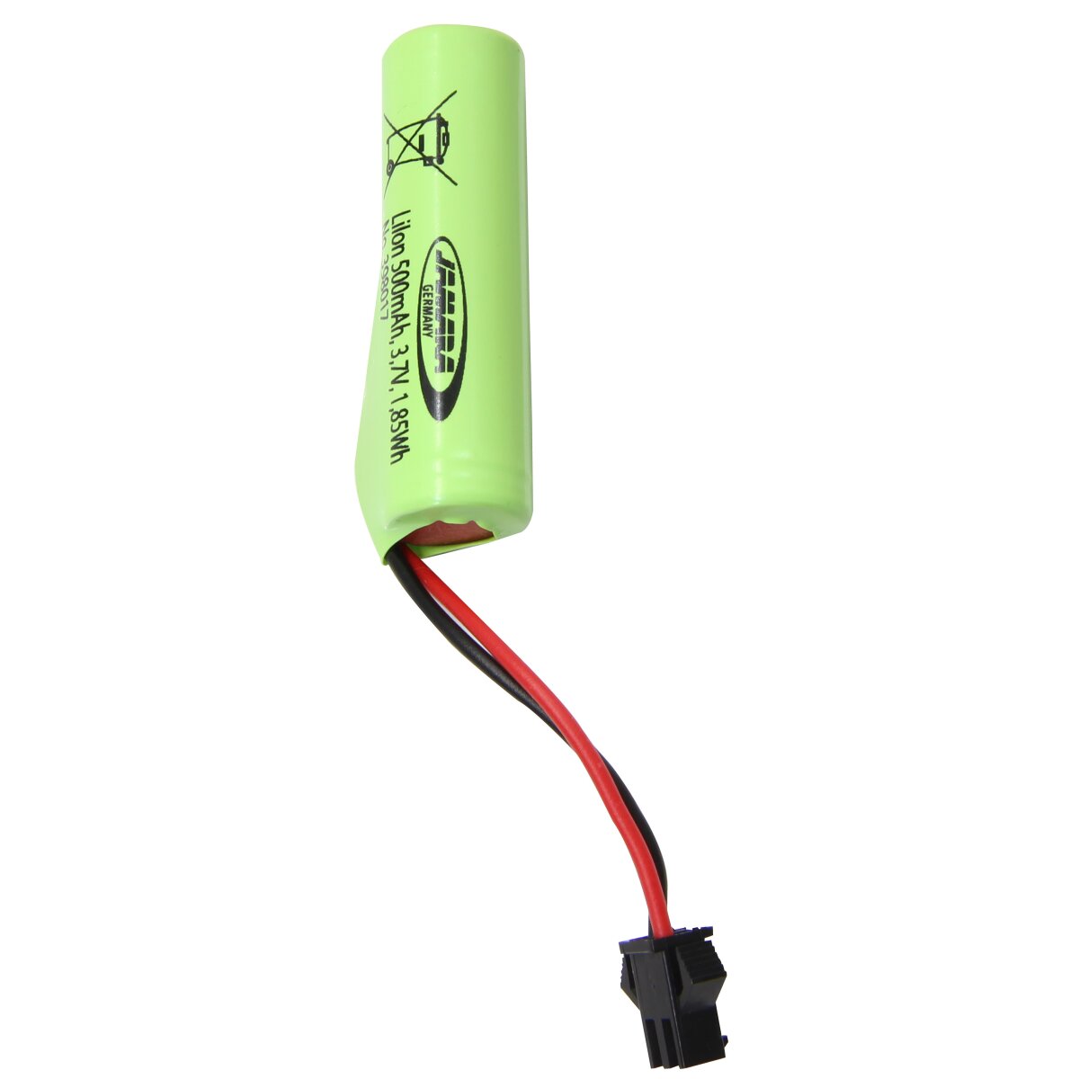 Akku Li-Ion 3,7V 500mAh 1,85 Wh für Stunt Cars Spinact / Vispon / X-F2 / Turmdrehkran XXL128/KutterXL99 Akku Li-Ion 3,7V 500mAh 1,85 Wh für Stunt Cars Spinact / Vispon / X-F2 / Turmdrehkran XXL128/KutterXL99