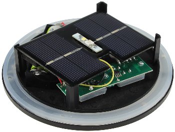 LED Solar Kugelleuchte 25cm Ø "SK25 W", IP44, Warmweiß / 3000K