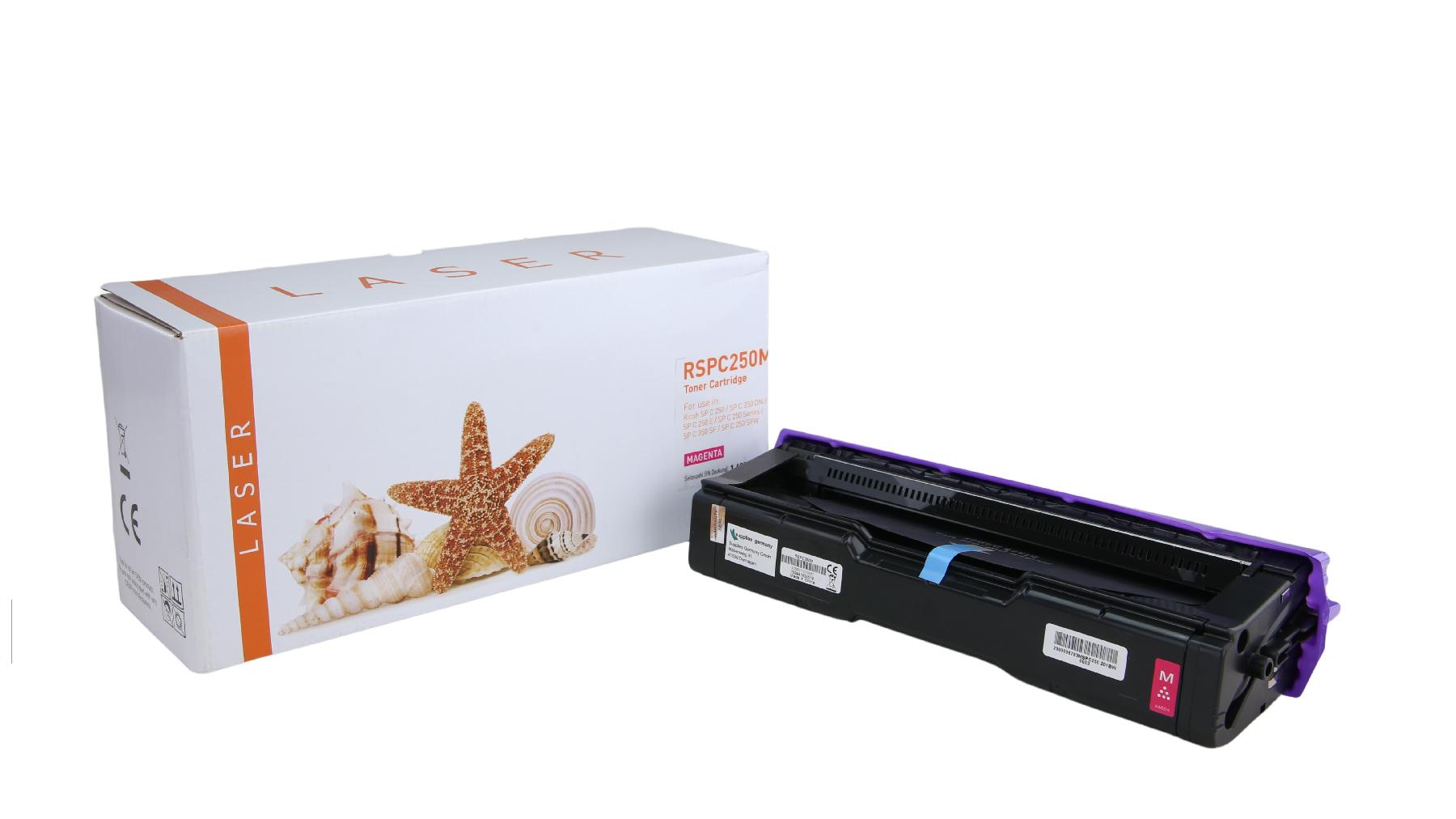 SPC250M alternativToner Magenta für Ricoh / 407545 / 1.600 Seiten SPC250M alternativToner Magenta für Ricoh / 407545 / 1.600 Seiten