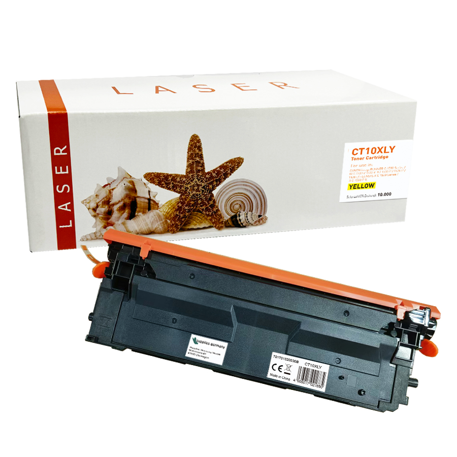 T10XLY alternativ Toner gelb für Canon / 4563C001 / 10.000 Seiten