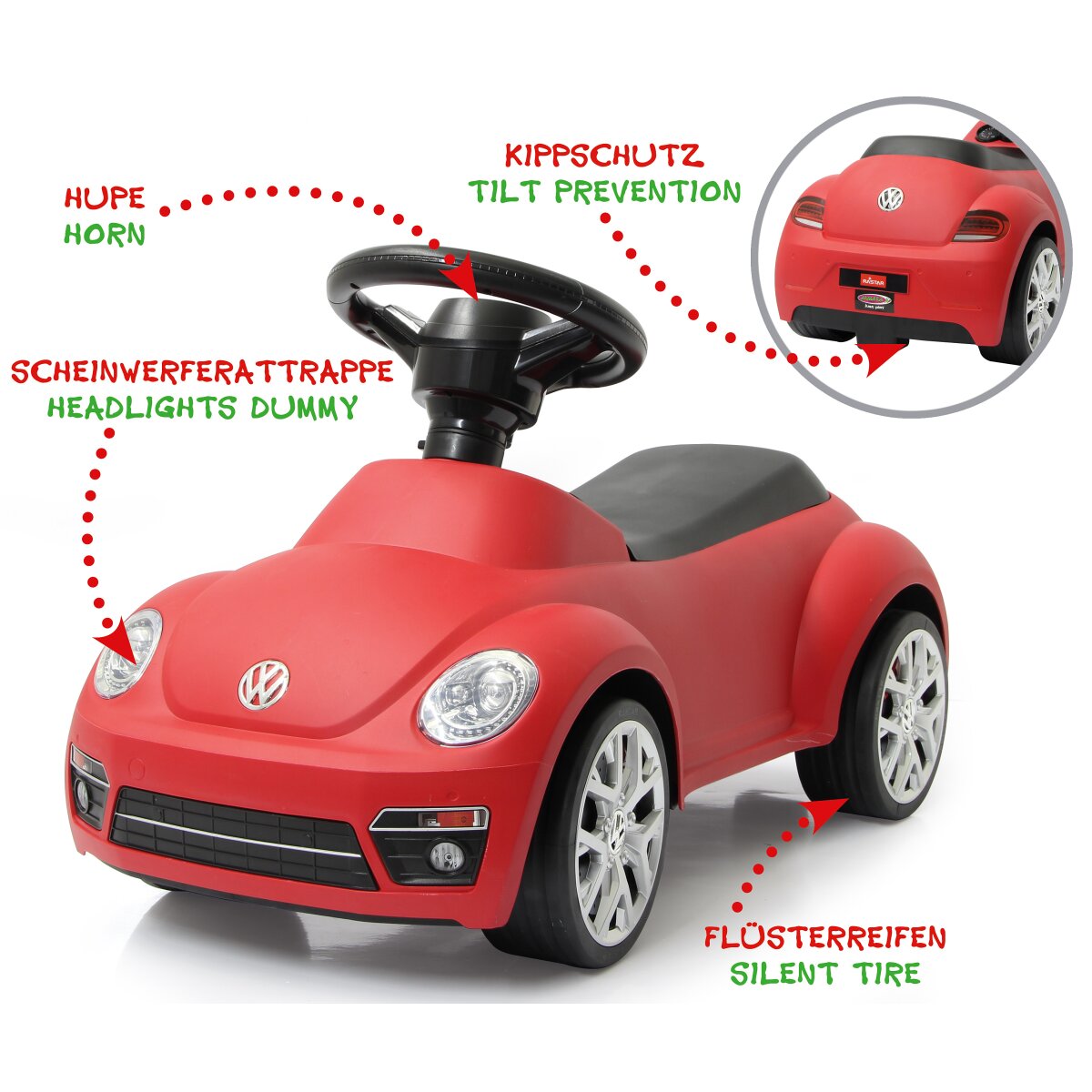 Rutscher VW Beetle rot Rutscher VW Beetle rot