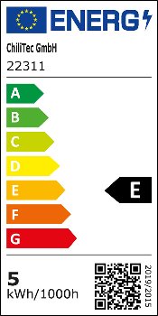 LED-Einbauleuchte "Flat-30 FR-R" 3000K, Ø85x30mm, 5W, 460lm, IP44, rund, weiß