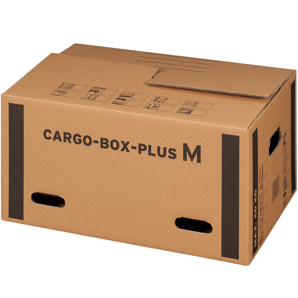Cargobox PLUS mit Schmetterlingsboden, 600x400x300mm, braun, 2-wellig, VPE10 Cargobox PLUS mit Schmetterlingsboden, 600x400x300mm, braun, 2-wellig, VPE10