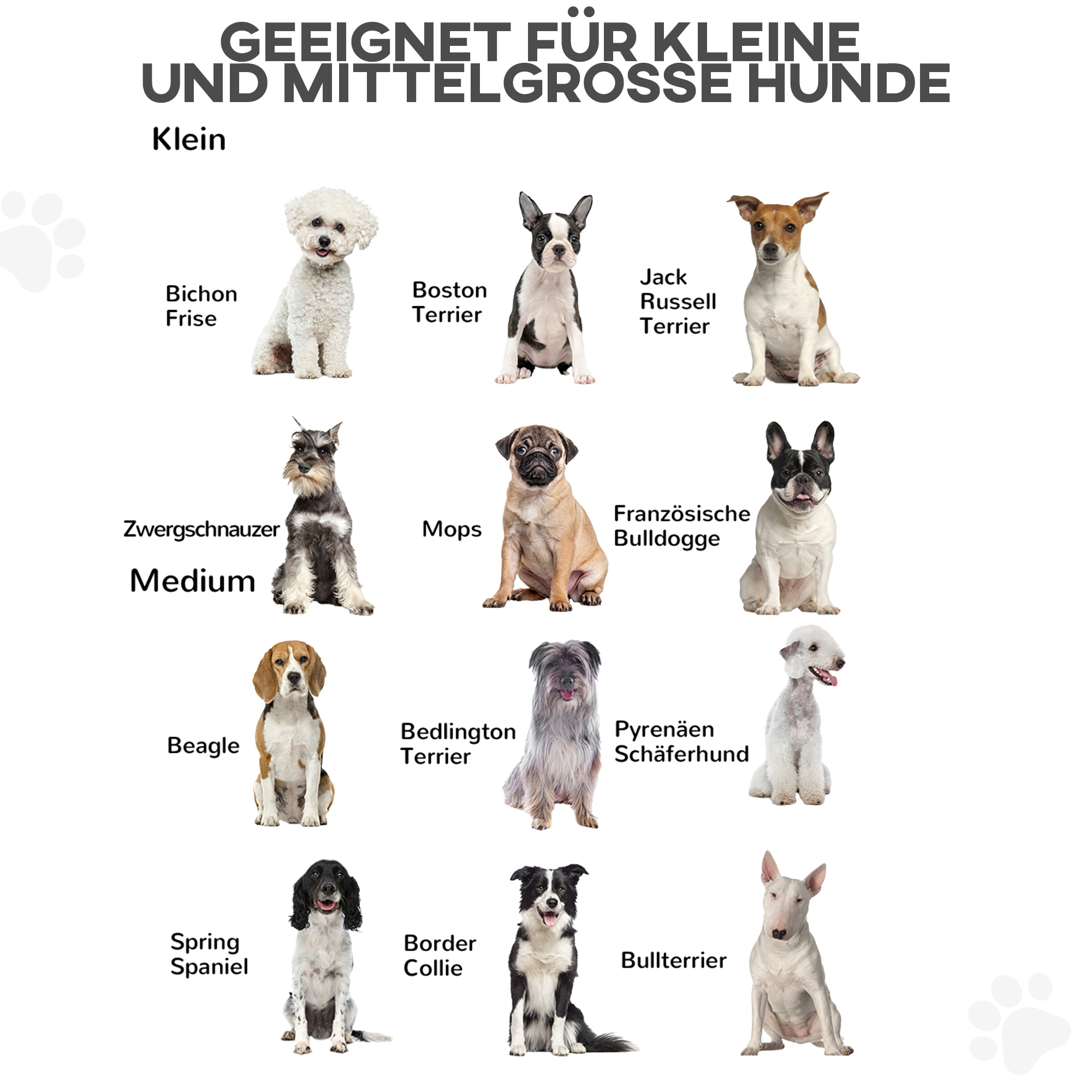 Haustiergitter Absperrgitter für Hunde, Kiefernholz, klappbar 432 x 36 x 70c m, Natur