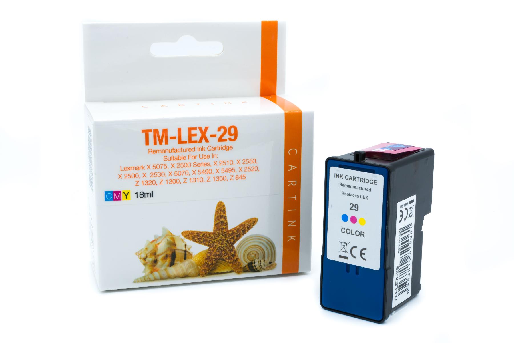 LEX29 Refill Tinte Color für Lexmark / 18C1529E / 18ml LEX29 Refill Tinte Color für Lexmark / 18C1529E / 18ml