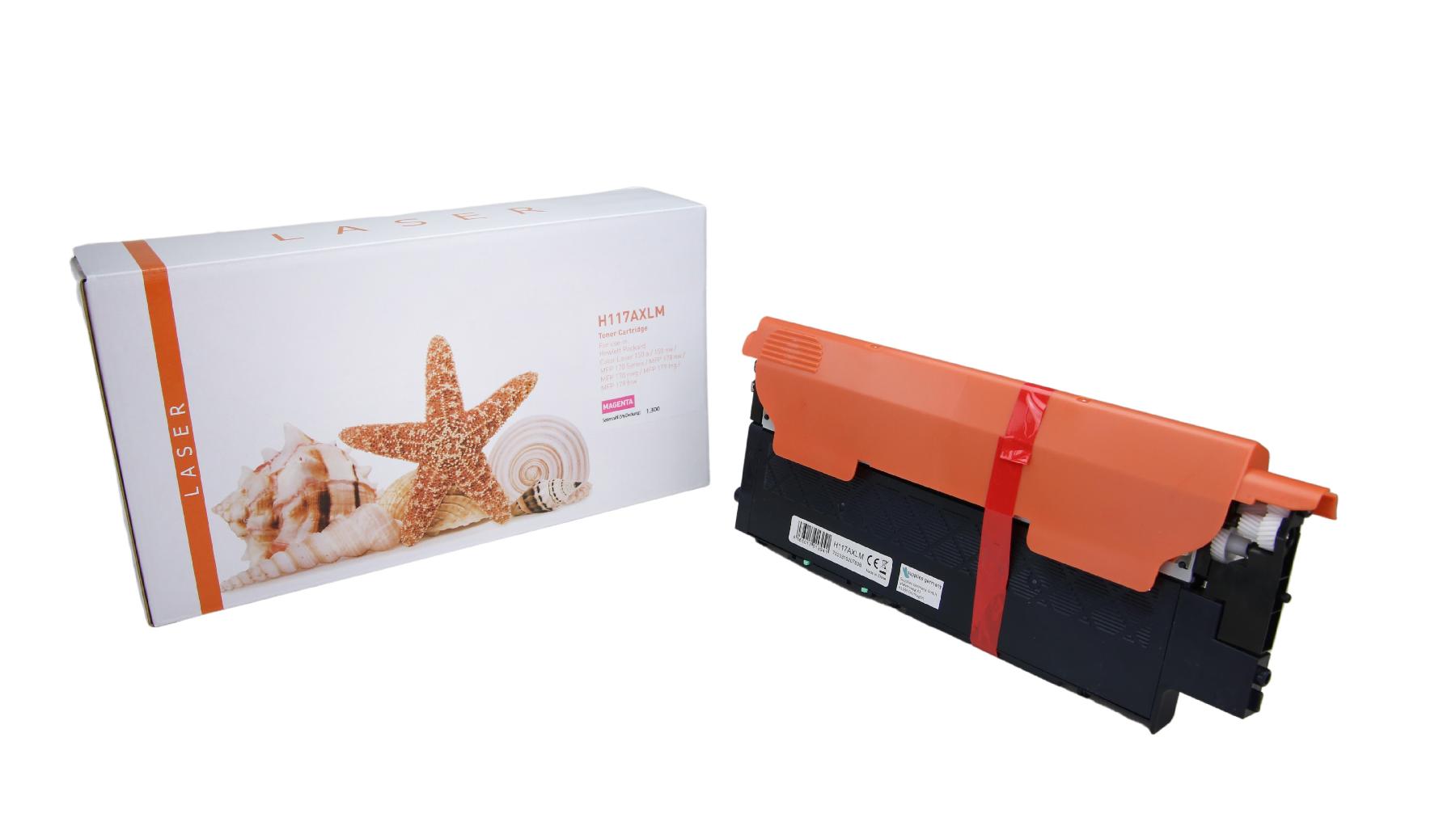 117AXLM mit Chip alternativ Toner Magenta für HP / W2073A / 1.300 Seiten 117AXLM mit Chip alternativ Toner Magenta für HP / W2073A / 1.300 Seiten