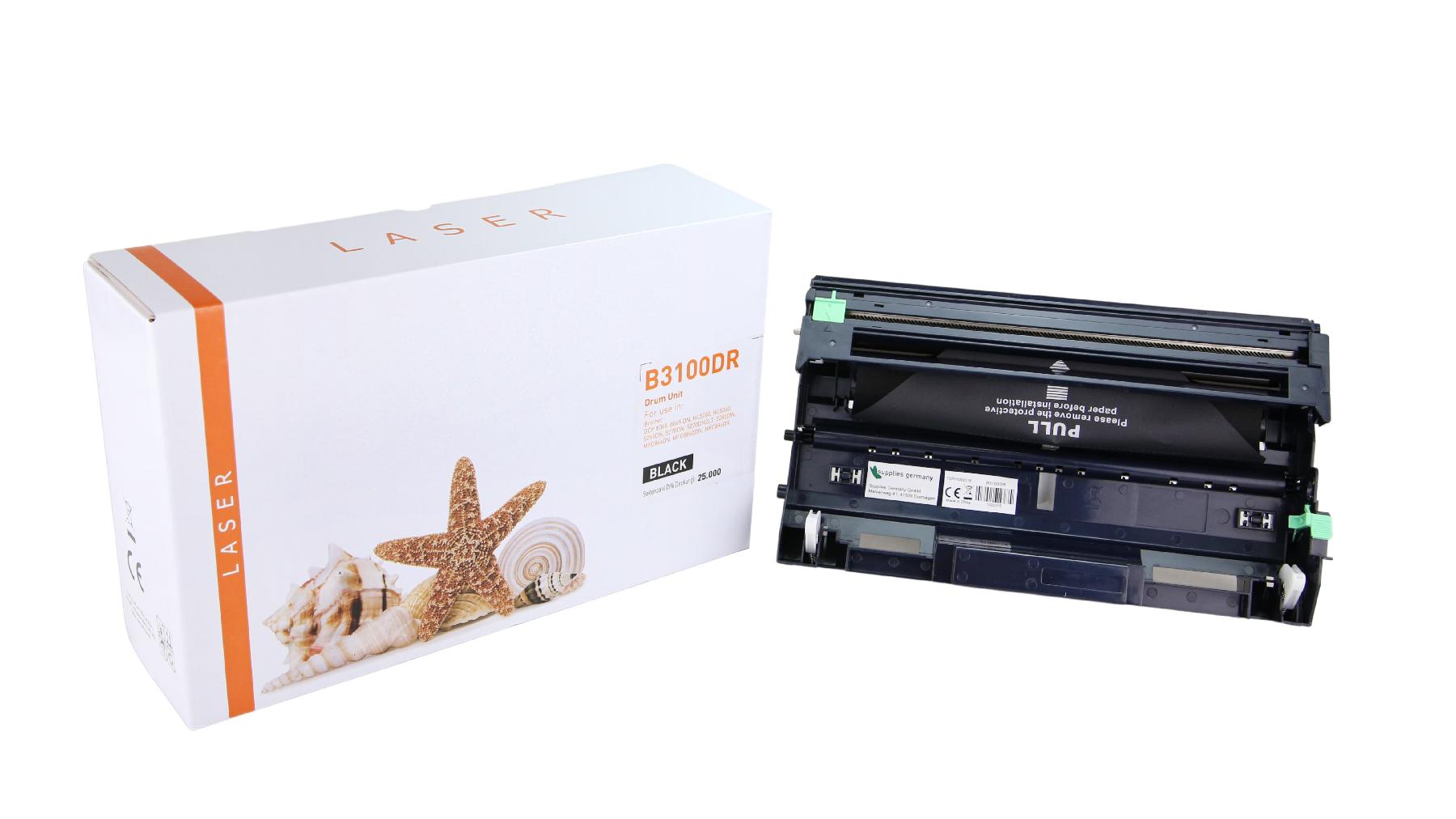DR3100 alternativ Trommel schwarz für Brother / DR3100 / 25.000 Seiten DR3100 alternativ Trommel schwarz für Brother / DR3100 / 25.000 Seiten