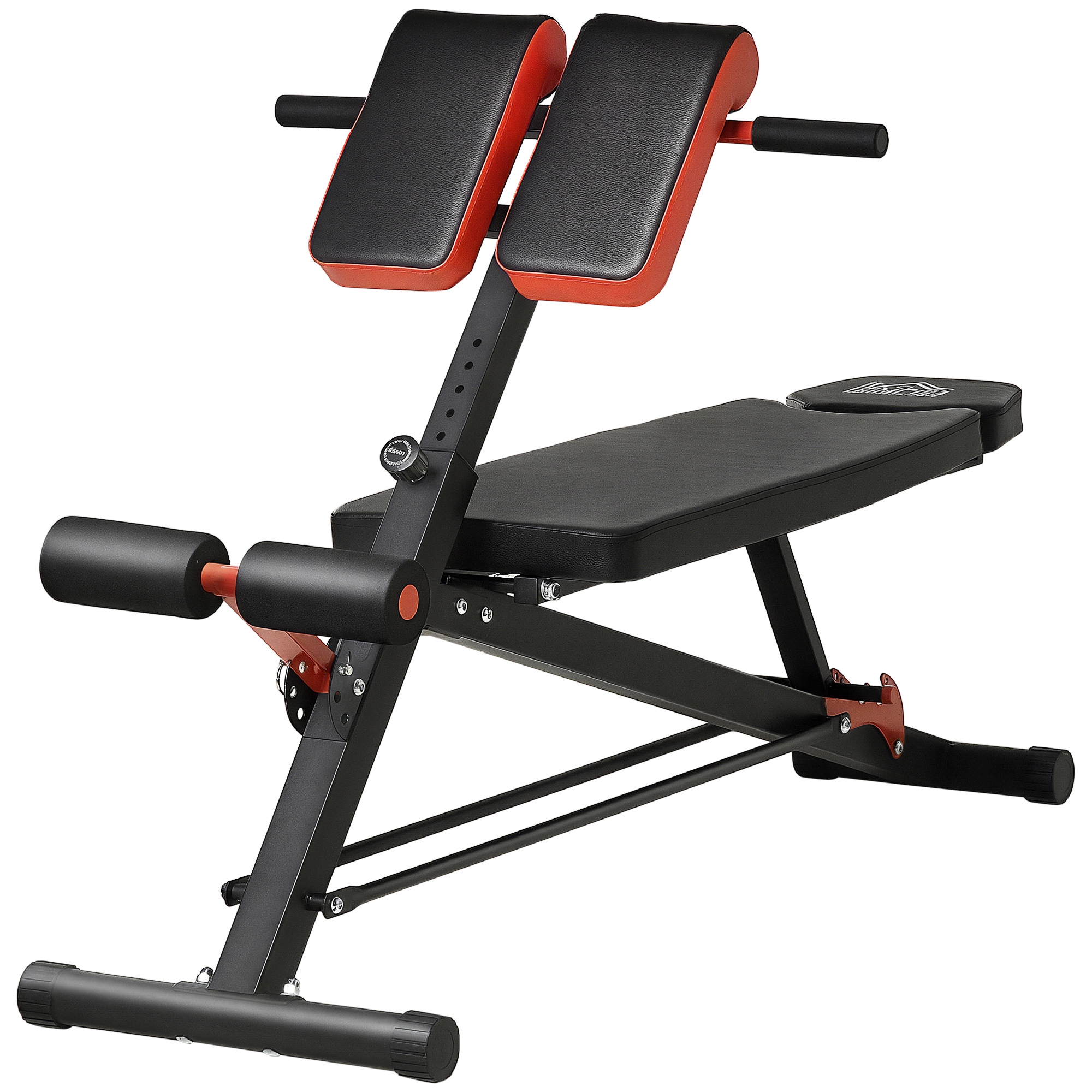 Hantelbank Fitnessbank Schrägbank Multifunktion Bauchtrainer Verstellbar Stahl Schwarz 64 x 146 x 73,5-85 cm