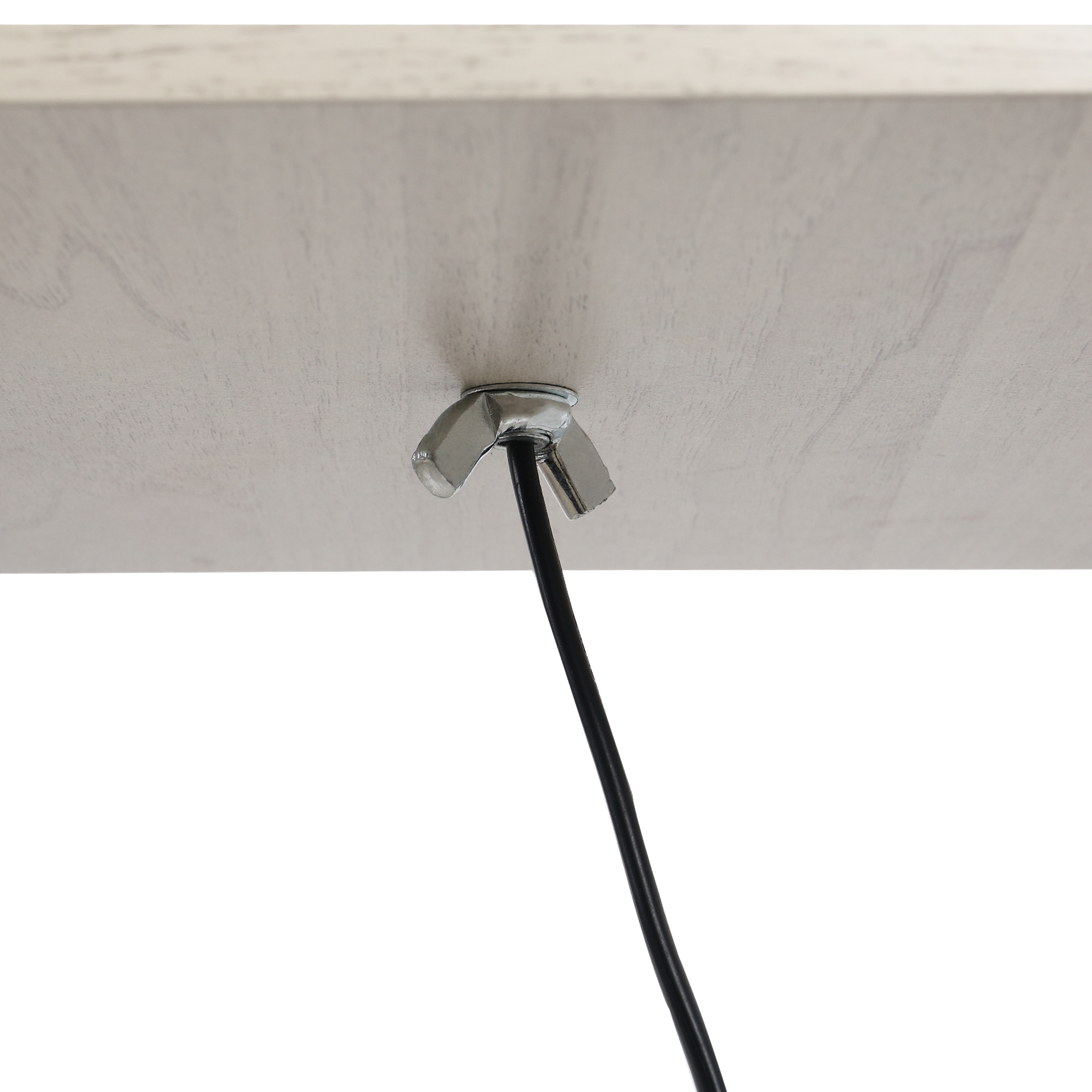 Stehlampe mit Regalen, Stehleuchte, Holz, 26 x 26 x 160 cm, für Wohn-/Schlafzimmer (Ohne Glühbirne)