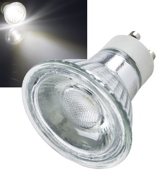 LED Strahler GU10 "H50 COB", 4000k, 460lm, 230V/5W,neutralweiß